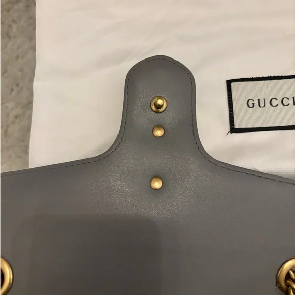 Luxury DESIGNER INSPIRED G G Marmont Leather Shoulder Bag - Picture 8 of 13